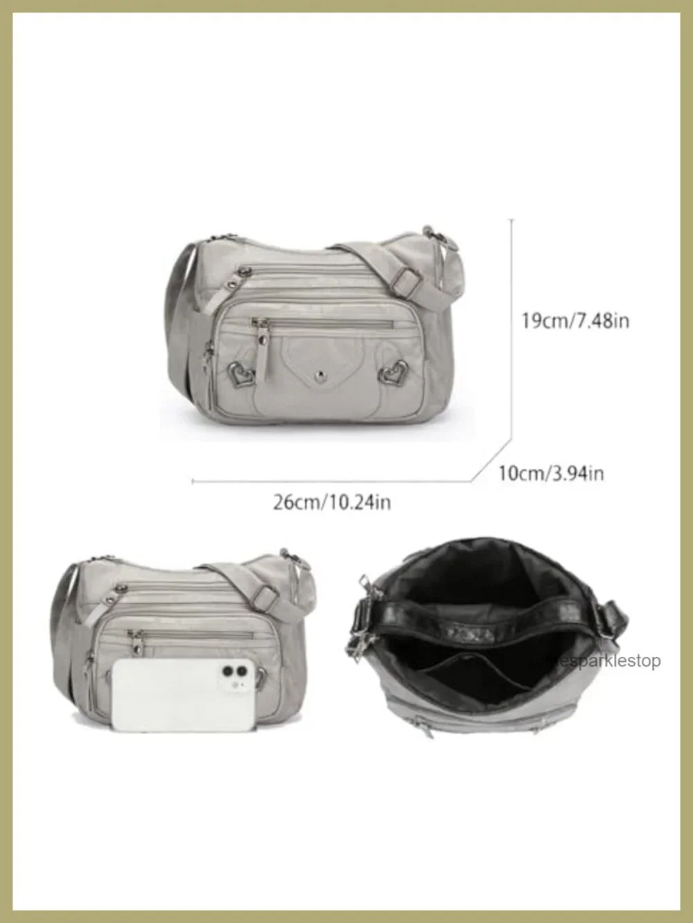 Crocodile Print Soft Faux Leather Tote Bag Adjustable Crossbody Handbag for